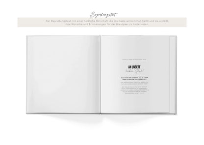 Gästebuch | Always & forever, pink/orange, personalisiert | Ausfüllbuch, Erinnerungsbuch | Gästebuch Hochzeit personalisierbar
