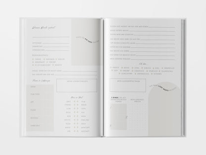 Freundebuch, DIN A5, beige | Freundebuch Erwachsene modern | Erinnerungsbuch Freunde | Gästebuch Freunde | Geschenk beste Freundin