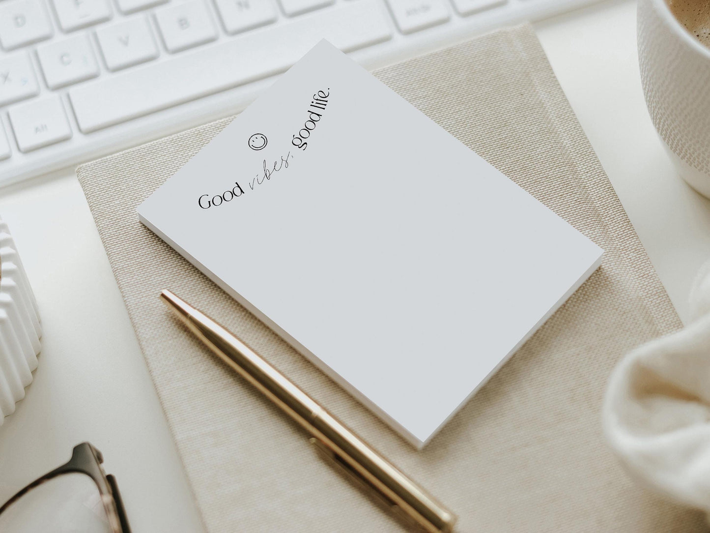 Notizblock Mini | Good vibes, DIN A7