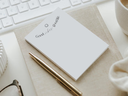 Notizblock Mini | Good vibes, DIN A7