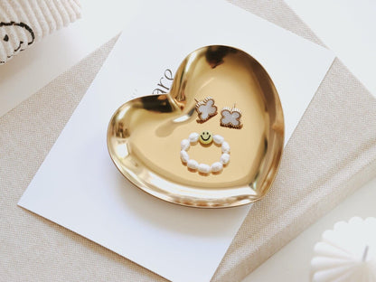 Dekoschale | Herz, gold