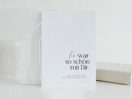 Postkarte | Abschied | Kollegen, Ruhestand