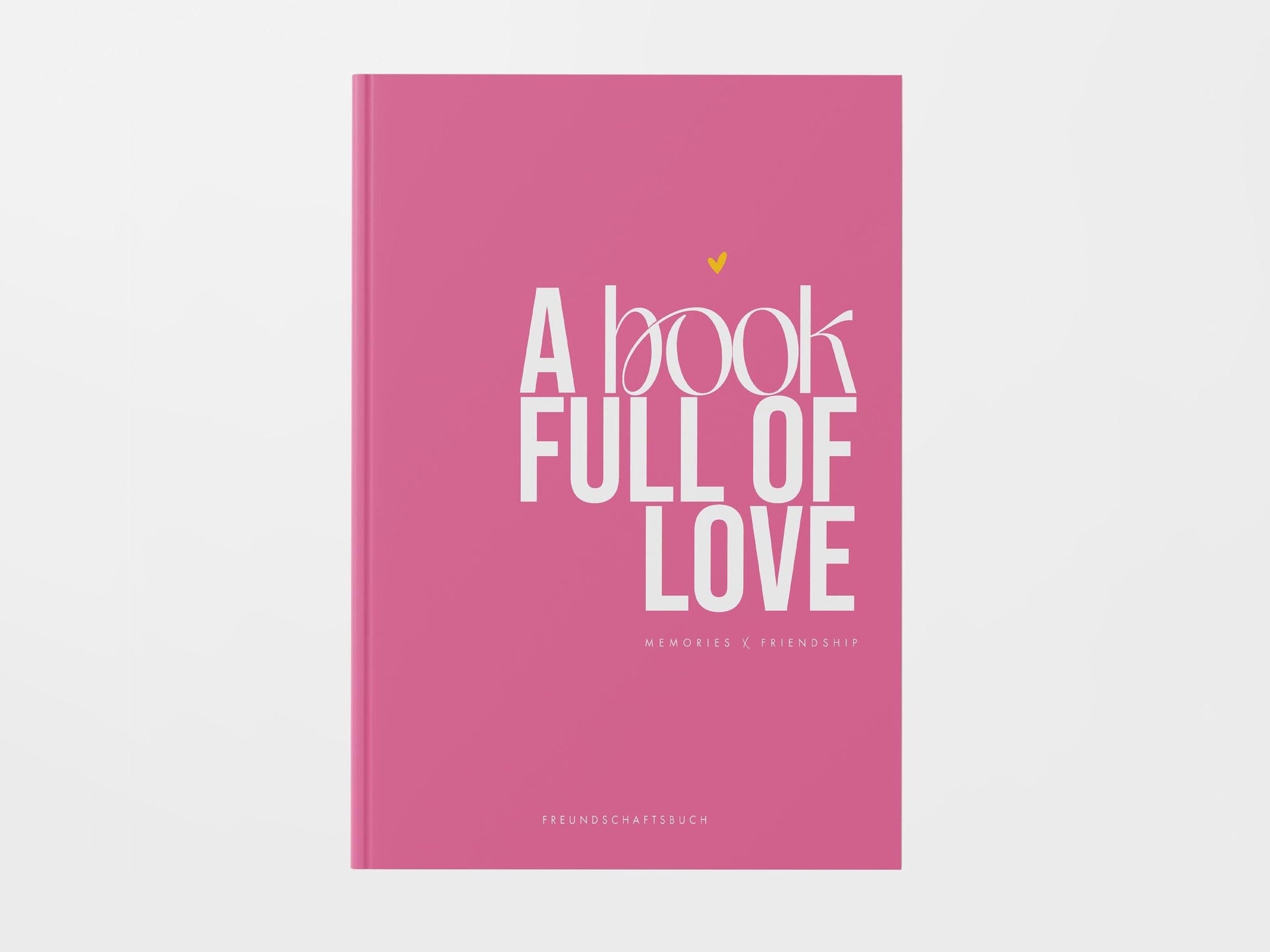 Freundebuch, DIN A5, Pink | Freundebuch Erwachsene modern | Erinnerungsbuch Freunde | Gästebuch Freunde | Geschenk beste Freundin