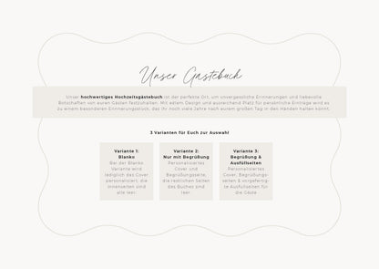 Personalisiertes Hochzeitsgästebuch | Always & forever, beige/rot, personalisiert | Gästebuch Hochzeit personalisierbar | Erinnerungsbuch