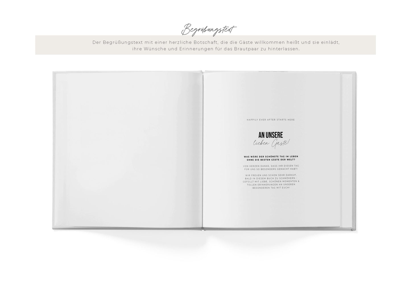 Personalisiertes Hochzeitsgästebuch | Always & forever, pink/rot, personalisiert | Ausfüllbuch, Erinnerungsbuch