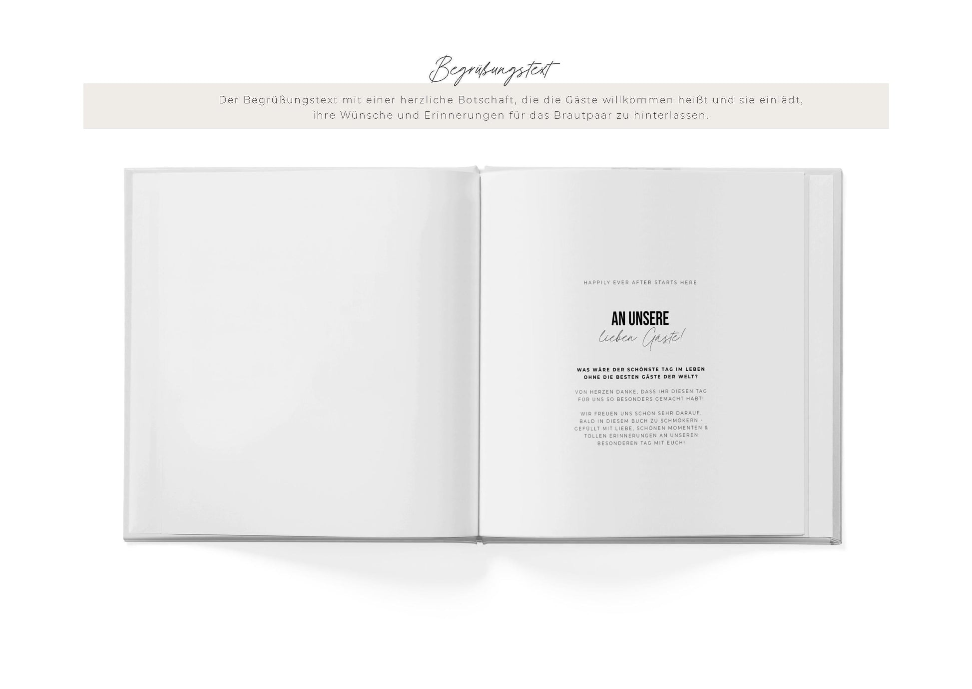 Personalisiertes Hochzeitsgästebuch | Always & forever, pink/rot, personalisiert | Ausfüllbuch, Erinnerungsbuch
