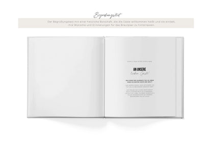 Personalisiertes Hochzeitsgästebuch | Always & forever, pink/rot, personalisiert | Ausfüllbuch, Erinnerungsbuch
