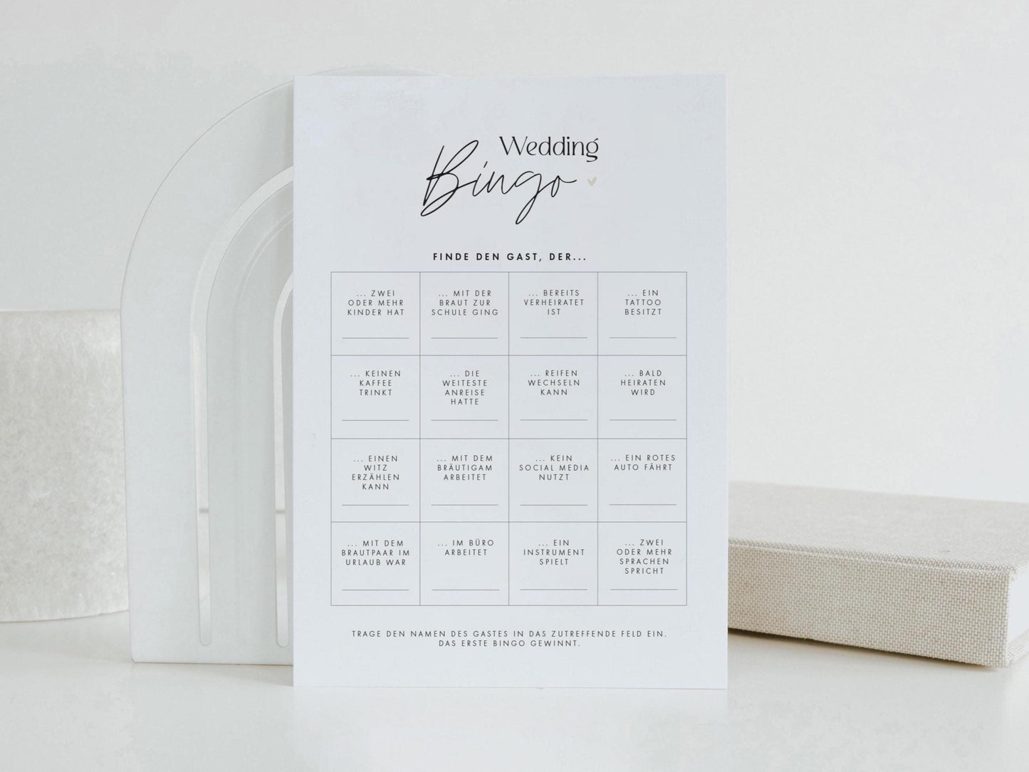 Bingo | Wedding, Hochzeit