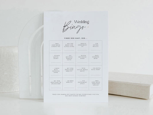 Bingo | Wedding, Hochzeit